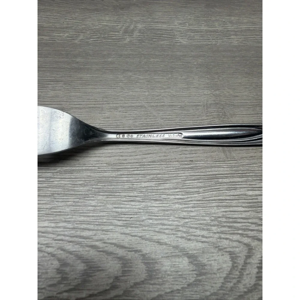 Lot Of 6 VTG International Silver Company Stainless Dinner Forks USA Made